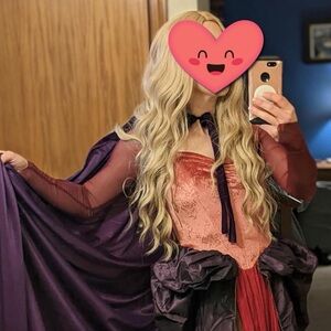 Spirit Halloween Disney Hocus Pocus Sarah Sanderson costume size small